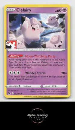 Clefairy 062/196 Common Prize Pack Series Cards Pokemon Lightly Played - Image 1