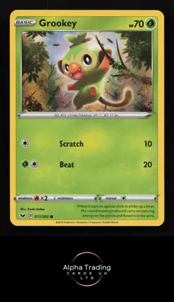 Grookey 011/202 Holo Promo Miscellaneous Cards & Products Pokemon Holo Near Mint - Image 1