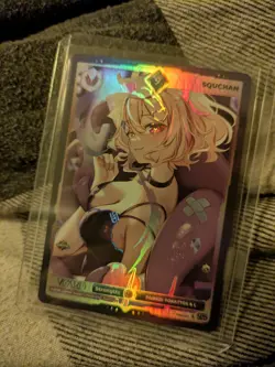 Gamersupps Vcard SquChan Valentine 9 HOLO Promo Card Limited - Image 1