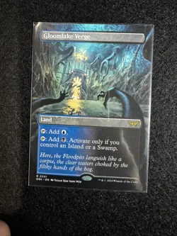Gloomlake Verge (Borderless) Duskmourn: House of Horror Regular MTG NM - Image 1