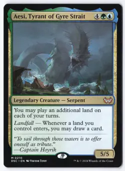 Aesi, Tyrant of Gyre Strait 210 Commander: Duskmourn: House of Horror - Image 1