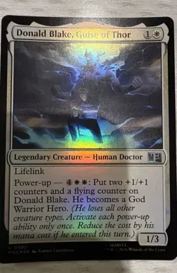 Donald Blake, Guise of Thor Commander: Marvel Super Heroes Foil Mtg M/NM - Image 1