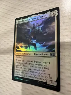 Donald Blake, Guise of Thor Commander: Marvel Super Heroes Foil Mtg M/NM - Image 3