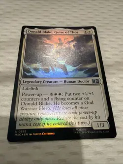 Donald Blake, Guise of Thor Commander: Marvel Super Heroes Foil Mtg M/NM - Image 4