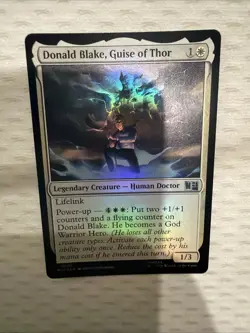 Donald Blake, Guise of Thor Commander: Marvel Super Heroes Foil Mtg M/NM - Image 5