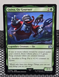 MTG, Quina, Qu Gourmet, Creature, U, Final Fantasy, FIN, NM/MINT, #194 - Image 1