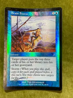 FOIL Brain Freeze - SCOURGE - MTG Magic The Gathering - Image 1