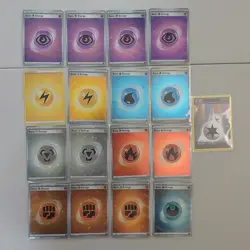 Pokemon TCG Holo Energy Card Lot, 16 Holo + Double Colorless Energy (17 total) - Image 1