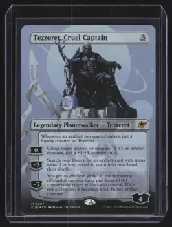 Edge of Eternities #287 Tezzeret, Cruel Captain (Borderless) Foil - Image 1