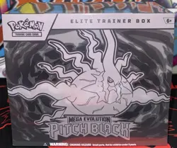 Pokemon TCG Mega Evolution Pitch Black ETB Elite Trainer Box Factory Sealed New - Image 1