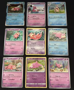 Pokemon TCG Slowpoke Lot: 9 Card Collection Set - Image 1