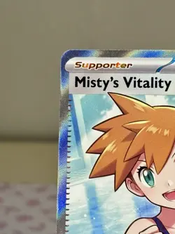 Misty's Vitality 111/084 - Pitch Black - Ultra Rare, Full Art, Pokemon Near Mint - Image 3