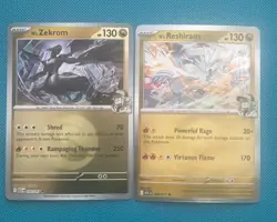 Pokemon Ascended Heroes- N’s Zekrom 155/217 (energy Reverse Pattern) + HoloResh - Image 1