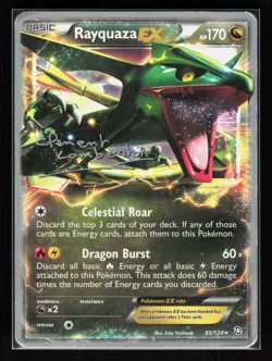Rayquaza EX 2013 Clement Lamberton Ultra Pokemon World Championship 85/124 HP - Image 1