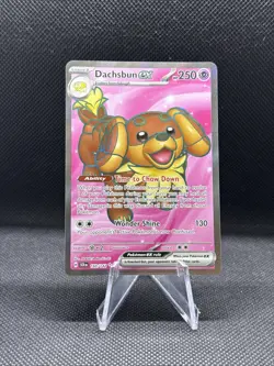 Pokemon Dachsbun Ex 160/142 Stellar Crown Full Art Rare NM - Image 1