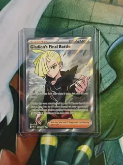 Gladion's Final Battle Pitch Black 108/084 Rare Full Art Holo EN - Image 1