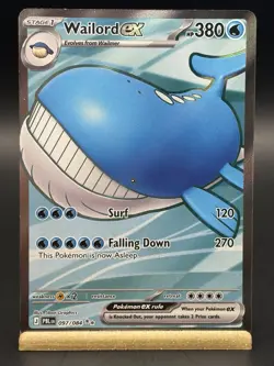 Pokemon Pitch Black PBL 097/084 Wailord ex UR LP - Image 1