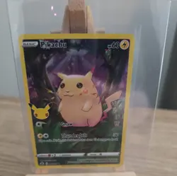 PIKACHU FULL ART HOLO 25 TH ANNIVERSARY EDITION POKEMON NM - Image 2