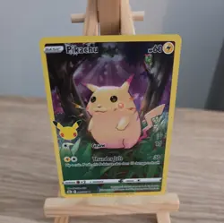 PIKACHU FULL ART HOLO 25 TH ANNIVERSARY EDITION POKEMON NM - Image 3
