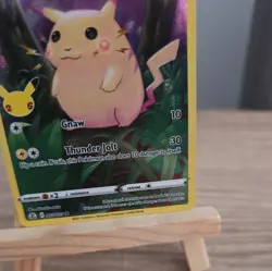 PIKACHU FULL ART HOLO 25 TH ANNIVERSARY EDITION POKEMON NM - Image 5