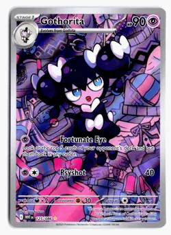 Gothorita 125/086 Illustration Rare White Flare Pokemon Holo NM - Image 1