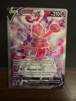 2022 Pokemon Sword & Shield Lost Origin Enamorus V #178/196 - Image 1