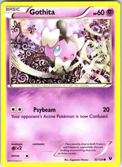 Gothita 32/124 Common Fates Collide Pokemon Near Mint - Image 1