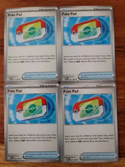 4x Poke Pad 81/88 Trainer Common Pokepad Pokemon TCG Perfect Order Playset - Image 1