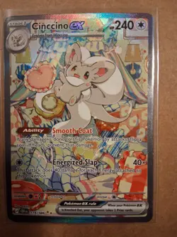 Pokemon TCG Cinccino Ex 119/86 SIR Chaos Rising (Great Centering) - Image 5