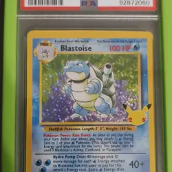 Pokemon 2021 Celebrations Classic Collection Blastoise 2/102 Holo PSA 10 - Image 3