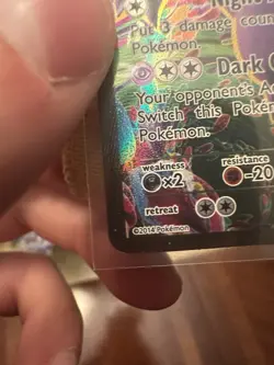 Pokemon Gengar EX 114/119 XY Phantom Forces Full Art Holo Ultra Rare 170 HP - Image 5