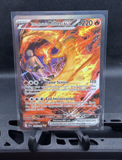 Team Rocket's Moltres ex 229/182 Sv10 Destined Rivals SIR Full Art Holo EN - Image 1