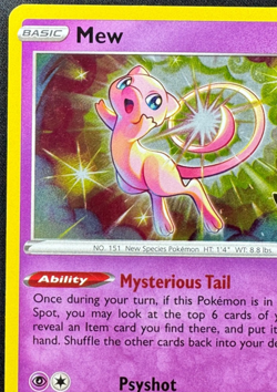 MEW 11/25 MP HOLO RARE CELEBRATIONS 25TH ANNIVERSARY POKEMON 2021 - Image 4