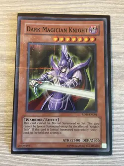 Yu-Gi-Oh Dark Magician Knight ROD-EN001 Super Parallel Rare Unlimited Edition - Image 1