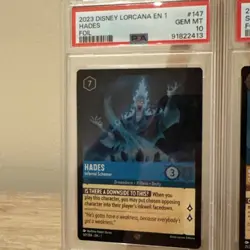 Hades & Stitch Legendary Foil PSA 10 - Disney Lorcana 1st print 💎 - Image 2