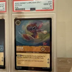 Hades & Stitch Legendary Foil PSA 10 - Disney Lorcana 1st print 💎 - Image 3