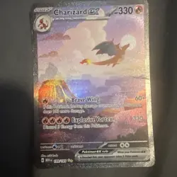 Charizard ex 2023 Pokemon 151 SIR Special Illustration Rare 199/165 - Image 1