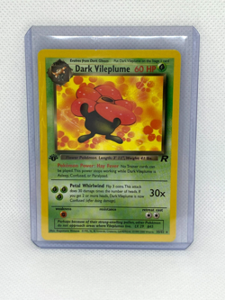 Dark Vileplume Rocket Set 30/82 First Edition Pokemon Trading Card - Image 1