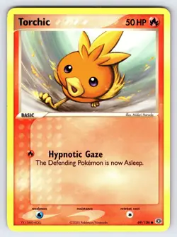 Torchic 69/106 2005 EX Emerald Pokemon Card TCG Nintendo Common - Nm - Image 1