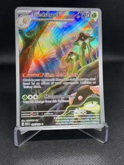 Pokemon Toedscruel TCG Sv04: Paradox Rift Illustration Rare Holo Card 185/182 - Image 1