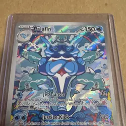 Pokemon SV03 Obsidian Flames Palafin 200/197 Illustration Rare Holo Full Art - Image 3