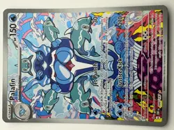 Pokemon TCG Palafin Sv03: Obsidian Flames 200/197 Holo Illustration Rare - Image 1