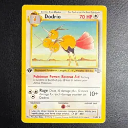 Pokemon TCG Dodrio Jungle 34/64 Regular Uncommon 1st Edition EN 1999 70HP - Image 1