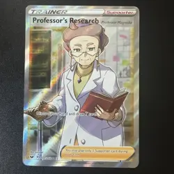 Pokemon Card - Professor's Research 201/202 Pokemon Sword & Shield Base - NM - Image 1