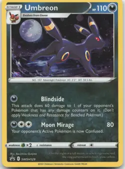 Umbreon SWSH129 Evolving Skies Promo Pokemon Card NM - Image 1