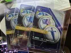 Seal of Unity OGN 245/298 Epic Riftbound League of Legends NM Card x3 - Image 1