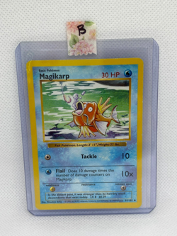 Magikarp Base Set 35/102 Shadowless Pokemon Trading Card - Image 4