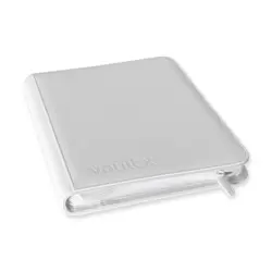 Vault X White Edition 9 Pocket Exo-Tec Zip Binder 360 Card Album New Free Ship - Image 3
