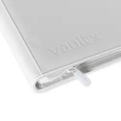 Vault X White Edition 9 Pocket Exo-Tec Zip Binder 360 Card Album New Free Ship - Image 5