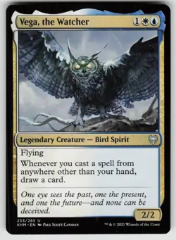 Vega, the Watcher 233 Uncommon Kaldheim Magic: The Gathering Near Mint - Image 1